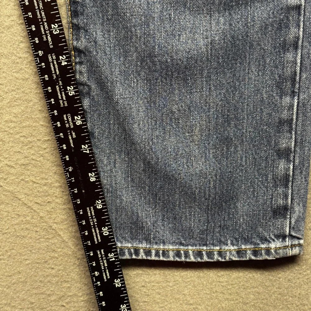 Polo Ralph Lauren Varick Slim Straight Jeans Mens 35x32 Blue Cotton Denim RL